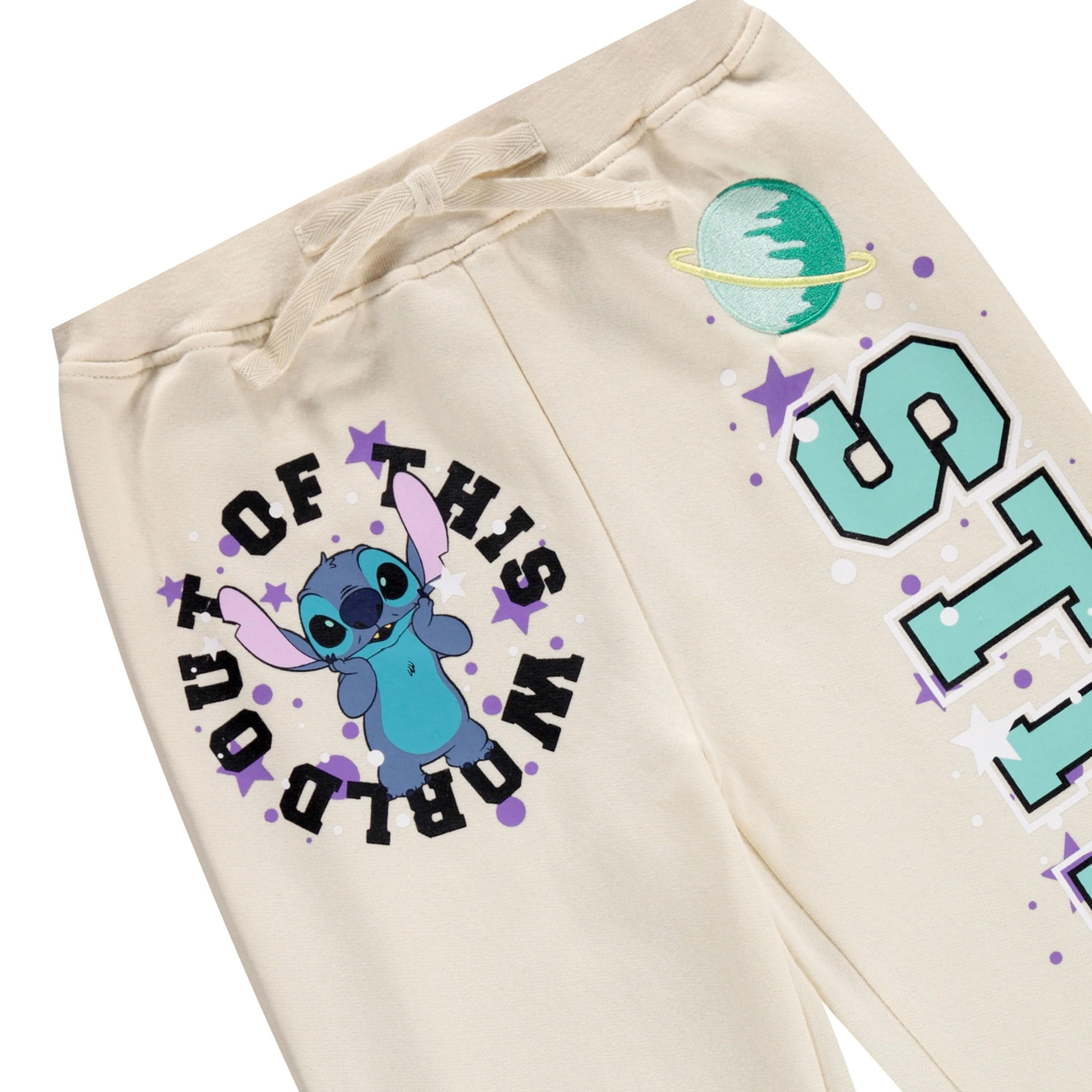 Disney Girls Lilo & Stitch Clothing Set - Stitch Sweatshirt Hoodie and Jogger - 2-Piece Outfit Set - Sizes 4-16