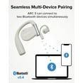 thumbnail image 6 of Cleer ARC3 Open Ear True Wireless Earbuds with Secure Earhooks, Water Resistant IPX7, Built-in Microphone, Grey, 6 of 9