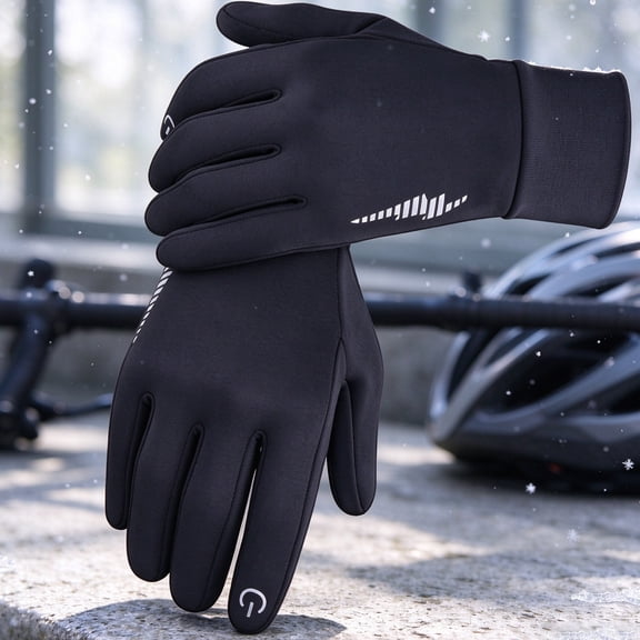 Gloves for Cold Weather, Winter Thermal Touchscreen Ski Gloves for Women & Men - Water-Resistant Warm Liners for Cycling, Running & Snow Sports