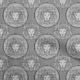 thumbnail image 1 of oneOoneCottonCambricDarkGrayFabricLionFaceQuiltingSuppliesPrintSewingFabricByTheYard56InchWide, 1 of 4