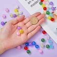 thumbnail image 6 of 1 box 135G 9 colors Transparent Crackle Glass Round Beads Strands No Hole Mixed color 1/2 inch(12mm) 15pcs/color, 6 of 6