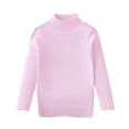 thumbnail image 6 of GYRATEDREAM Kids Boys Girls Cable Knit Slim Fit Sweaters Long Sleeve Crewneck Chunky Pullover Cute Knitwear Fall Jumper Tops for 5-6Y Pink, 6 of 6