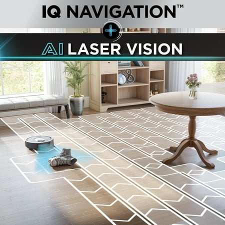 Shark - AI Robot Vacuum RV2001 with Self Cleaning Brushroll, Object Detection, Wi Fi - Gray