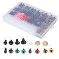 thumbnail image 4 of Ojos de mueca de color, nariz de ojos de mueca de peluche conveniente para nios para uso general para uso profesional para juguetes de peluche para mu,Ojos de mueca Kit de nariz de mueca Ojos de mueca, 4 of 8