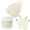 White, variant on COM1950s Hat and Gloves, Gloves for Winter, European and Winter Knitted Warm Gloves Hats Scarves Three Piece Set with Thick Velvet and Hat, Warm Winter Gloves, Hats and Gloves