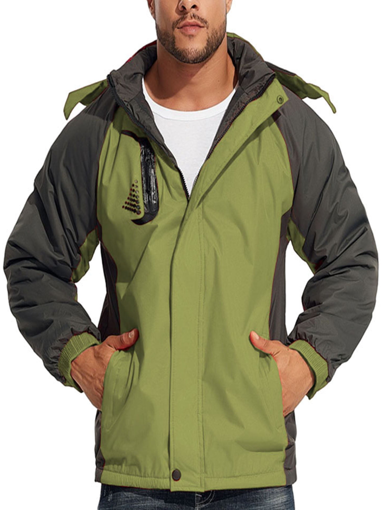 Mens Softshell Leisure Workwear Jacket Coat Outdoor Fleece Lined Walking S-4XL 