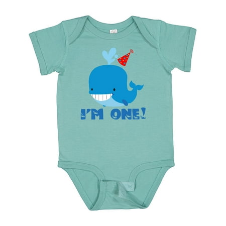 

Inktastic Whale 1st Birthday Gift Baby Boy or Baby Girl Bodysuit