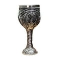 thumbnail image 3 of Vaso de vino Macarena acero inoxidable estilo Vintage Medieval 7,5 cm x 17,8 cm, 3 of 8