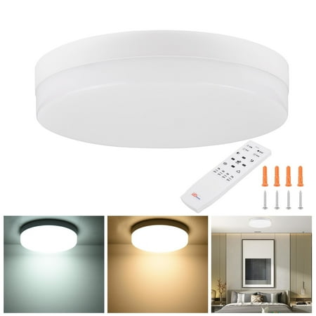 

SIXWIN 36W Dimmable Ceiling Light Remote Round White