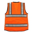 thumbnail image 4 of Chaleco de seguridad REXZUS Engineer de malla reflectante naranja XXL, 4 of 7