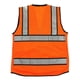 thumbnail image 4 of Chaleco de seguridad REXZUS Engineer de malla reflectante naranja XXL, 4 of 7