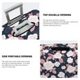 thumbnail image 5 of Balery Luggage Cover Leaves Flower Print Suitcase Covers for Luggage Elastic Washable Suitcase Protector Fits 18-32 Inch Luggage-Large, 5 of 9