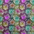 thumbnail image 1 of oneOone Cotton Poplin Twill Purple2 Fabric Colourful Animal Face Fabric For Sewing Printed Craft Fabric By The Yard 56 Inch Wide, 1 of 4