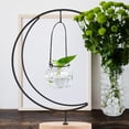 thumbnail image 2 of OULII Terrarium Hanging Bracket Iron Hanging Rack Black 1Set for Home Decor, 2 of 8