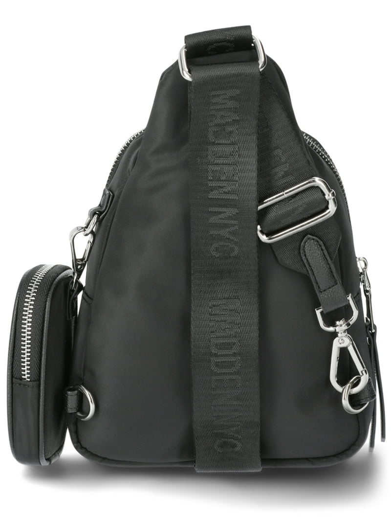 Madden NYC Women's Sling Bag with Pouch, Black - Walmart.com
