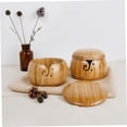 thumbnail image 4 of 2pcs Wool Yarn Crotchet Crochet Kit Organizer Crochet Storage Yarn Ball - Braided Bowl, 4 of 5