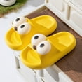 thumbnail image 2 of HCNTES Children Spring Summer Play Sandals Soft Comfortable Non-Slip Slides for Kids Indoor Outdoor Pool Beach Fun(Z01-Yellow,1), 2 of 6