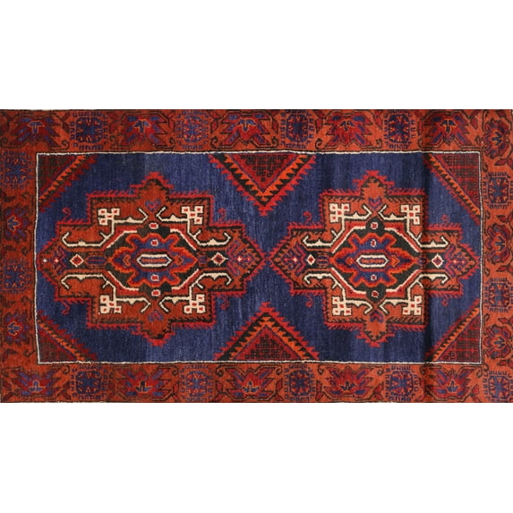 Ahgly Company Indoor Rectangle Traditional Red Persian Area Rugs, 9' x 12'