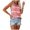 Pink, variant on Women's Tank Top Camisole Strappy Sling Stripes Prints Sleeveless Casual Undershirts