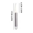 thumbnail image 3 of Shrimp Deveiner Tool 2PCS Stainless Steel Kitchen Gadget 7.87x0.79x0.79in,Effortlessly Remove Veins Quick Clean Prep Seafood Lovers Home Cooks(Silvery), 3 of 9