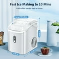 thumbnail image 7 of Havato Nugget Ice Machine, Extruded Ice & Chewed Ice, 33 Lbs /24H, Self-Cleaning, Party/Kitchen/Office, White, 7 of 7