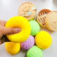 thumbnail image 2 of Steamed Stuffed Bun Large Simulation Kids Steamed Decompression Squeeze Toys Children Adults Stress Relief Vent Toy heqiyong LED, 2 of 2