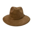 thumbnail image 3 of Sombrero Unisex Camel Gamuza Indiana Talla S NUEVA IMAGEN, 3 of 5