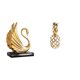 thumbnail image 1 of estatua de resina de cisne,Figuras de cisne,estatuas,decoración del hogar,fiesta de bodas,Estatua de resina,Estatua de resina para decoración del hogar,manualidades,oro,Escultura de, 1 of 8