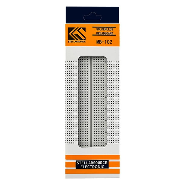 Breadboard 830 Point Cavity Boards MB-102 para montaje y puesta en marcha de circuitos Ndcxsfigh Para estrenar
