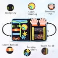 thumbnail image 4 of Busy Book JAGSYJOY Busy Board Montessori con actividades sensoriales, 4 of 9