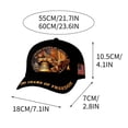 thumbnail image 7 of WKSCLPAI 250th Anniversary Usa Hat, Semiquincentennial USA Fashion Baseball Cap, 250 Years of Freedom Trendy Patriotic Hat for American Pride Celebrations & Casual Wear, Black, 7 of 7