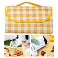 thumbnail image 4 of LCXmlly Tapis de Camping Extérieur avec Poignée Imperméable Lavable en Machine Pliable à Carreaux Portable Extérieur, 4 of 6