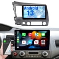 thumbnail image 1 of Radio para Honda: Estéreo para automóvil con Bluetooth AM FM Carplay Auto, pantalla táctil de 10.1" Unidad principal con sistema Android Play con cámara de respaldo FMAM GPS para Apple, 1 of 4