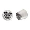 thumbnail image 3 of Large Russian Piping Tips, Heart Shaped Rose Flower Piping Tips, Stainless Steel Nozzles for Cake Decorating, Cupcakes, Cookies and Desserts, Baking Tools, 3 of 7
