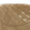 thumbnail image 6 of Duhome Office Desk Chair Faux Leather Swivel Computer Chair Task Chair Adjustable with Gold Base, Camel, 6 of 9