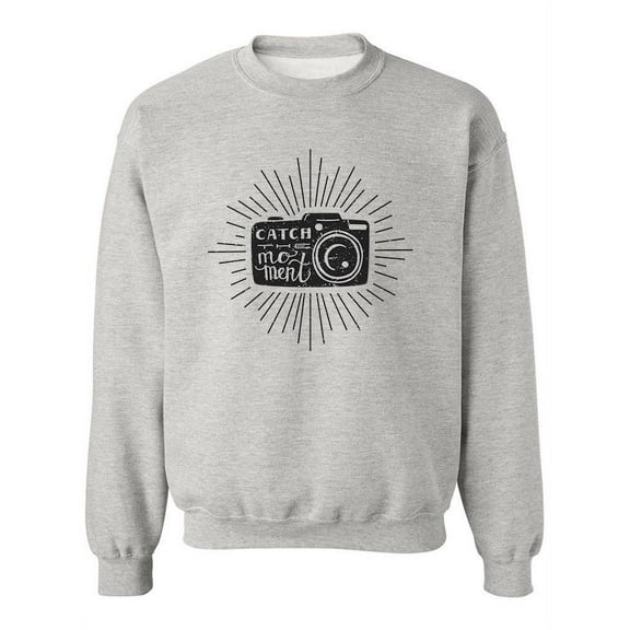 "Catch The Moment". Sweatshirt Women -Image by Shutterstock, Female Large