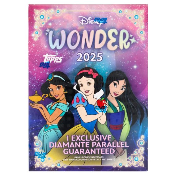 Collectible 2025 Topps Disney Wonder 7-Pack Blaster Box
