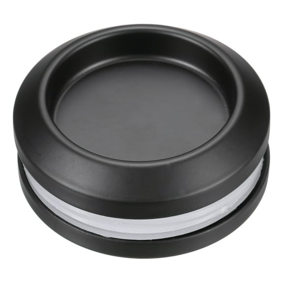 Uxcell Round Sliding Glass Door Handle, 304 Stainless Steel Back-to-Back Bathroom Door Handles 2.7" OD Black