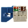 thumbnail image 2 of Commscope Systimax MPS100E-318 Powersum CAT5E UTP RJ45 Ethernet Jack, Blue, 2 of 4