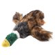 thumbnail image 4 of Xihbxyly Peluche para Mascota, Diseño de Cuerno Chirriante, Material Seguro para Masticar, Función de Limpieza Dental, Juego Interactivo, Divertido Entrenamiento para Mascotas, Franela Marrón Claro,, 4 of 5
