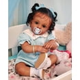 thumbnail image 4 of Muñeca Reborn Angelbaby, niña afroamericana de 24 pulgadas, 4 of 6