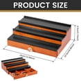 thumbnail image 2 of Wooden Cologne Organizer for Men 3 Tier of Cologne Display with Drawer Storage Perfume Oragnizer Display,Great Gift for Man, 2 of 10