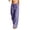 Purple10, variant on Karymi Wide Leg Pants Woman Linen Blend Wide Leg Pants, Elastic Drawstring Waist Casual Loose Trousers with Pockets, Solid Lightweight Flowy Pants Jeans for Women