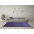 thumbnail image 3 of Ahgly Company Indoor Rectangle Abstract Blue Contemporary Area Rugs, 8' x 12', 3 of 4