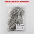 thumbnail image 2 of FlyFlise Universal 400 Pcs/Set Precut 0.6mm-0.8mm Hot Wave Flat Staples For Plastic Stapler, 2 of 7