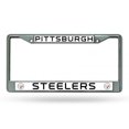 thumbnail image 2 of Pittsburgh Steelers Chrome License Plate Frame, 2 of 2