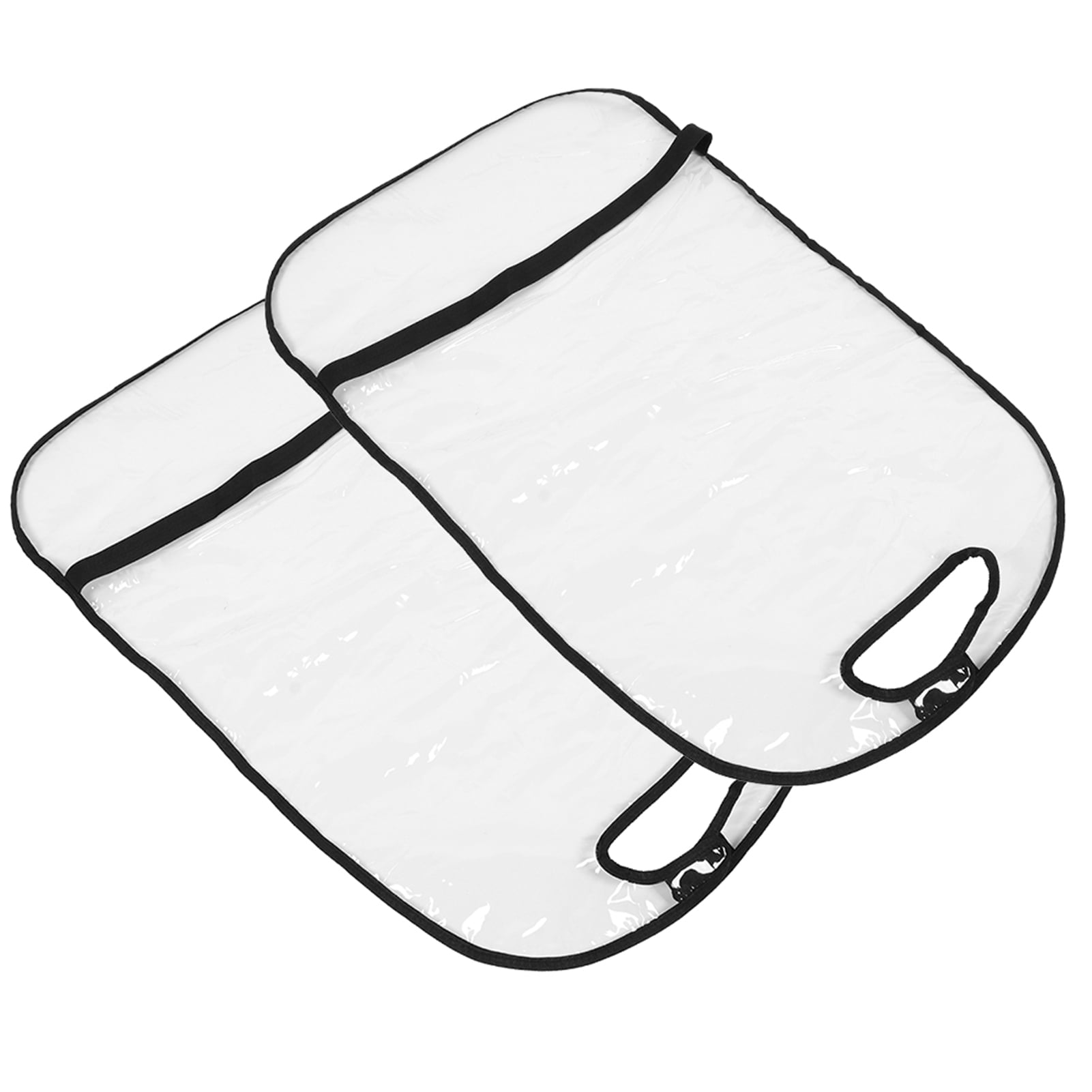 Yajisi 2pcs Thicken Seat Back Protector Transparent Cover Child Baby Kick Mat Large Size Clean Keep for Car Truck SUV 8.66 inches / 22 cm