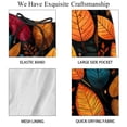 thumbnail image 4 of luoweisi Men's Beach Shorts Quick Dry Swim Trunks with Mesh Lining Thanksgiving Leaves L, 4 of 5