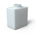 thumbnail image 1 of Norwesco Flat Bottom Utility Tank for Trailers and Lawn Care, 7 Gallon, White, 1 of 6