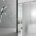 thumbnail image 5 of HBBKVI Thickened Shower Curtain with Hooks Waterproof Bathroom Curtain Odor-free Bath Curtain Suitable for Shower Area and Bathtub Shower Curtain 71" x 79", 5 of 7